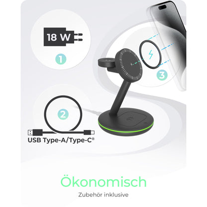 Raidsonic ICY BOX IB-SH102-CH 3 in 1 klappbarer Ständer