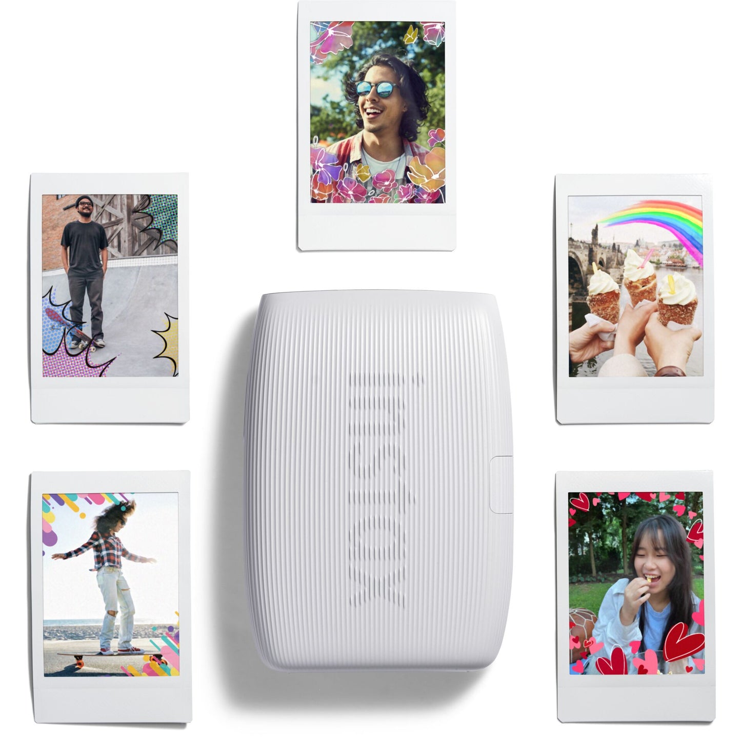 Fujifilm instax mini Link 3 EX D Clay White