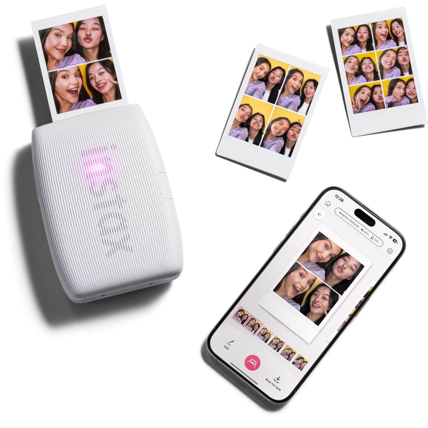 Fujifilm instax mini Link 3 EX D Clay White