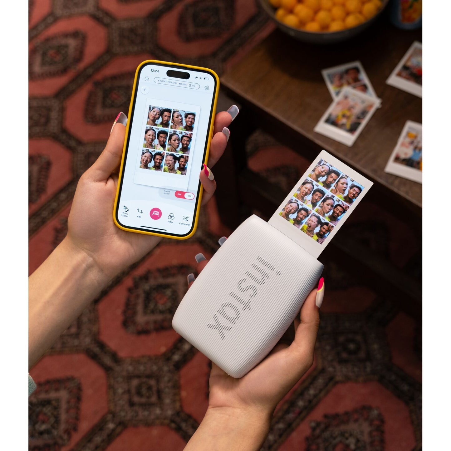 Fujifilm instax mini Link 3 EX D Clay White