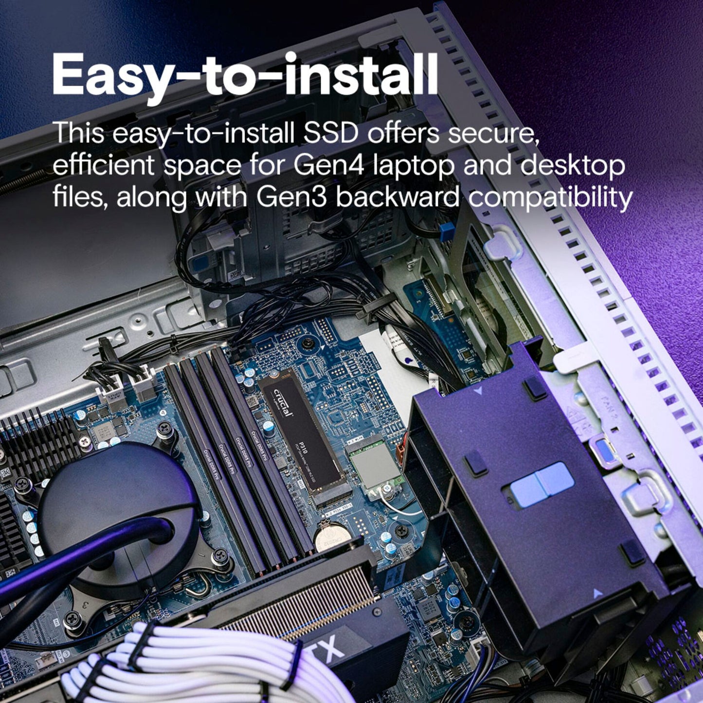 Crucial P310 Gen4 2280       1TB NVMe PCIe M.2 SSD