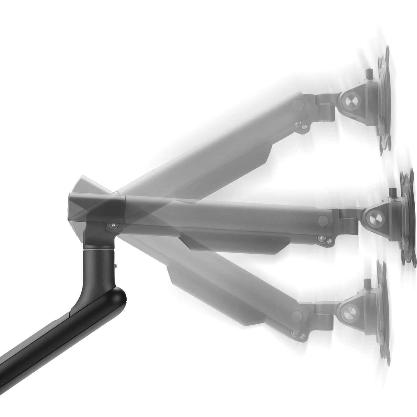 One for All Monitor Halterung Design Single Black      DM 7110