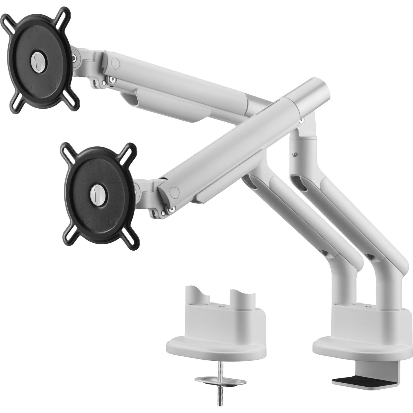 One for All Monitor Halterung Design Dual White        DM 7220