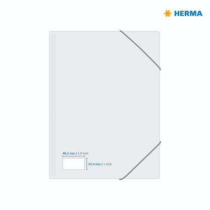 Herma Labels 48,3x25,4 25 Sh. DIN A4 1100 pcs   5051