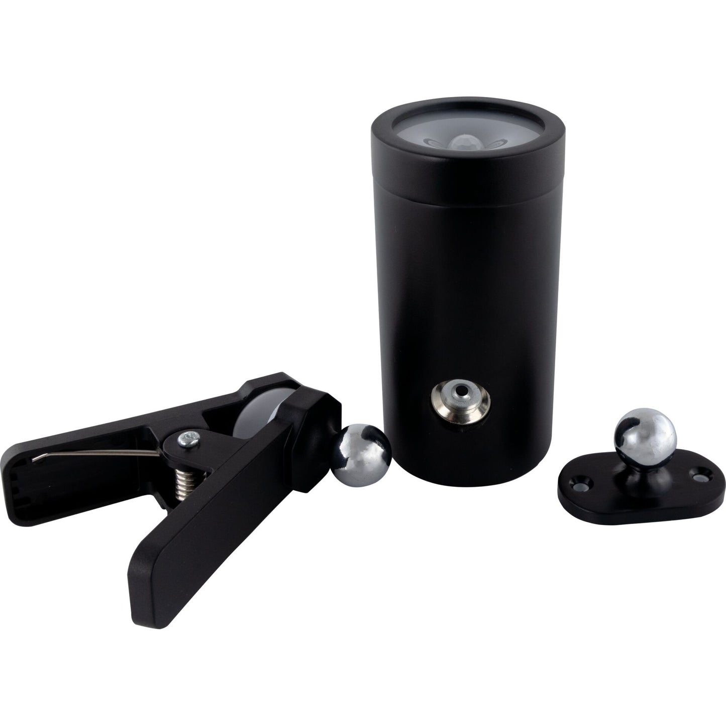 REV LED Akku Clip Leuchte mit Schalter, schwarz     2014100400