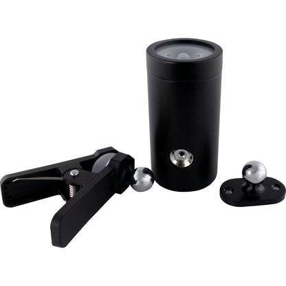 REV LED Akku Clip Leuchte mit Schalter, schwarz     2014100400