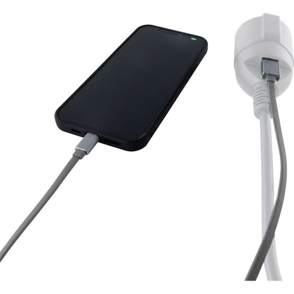 REV Schutzkontaktverlängerungs- Kabel 3m mit USB,weiß 0016700114