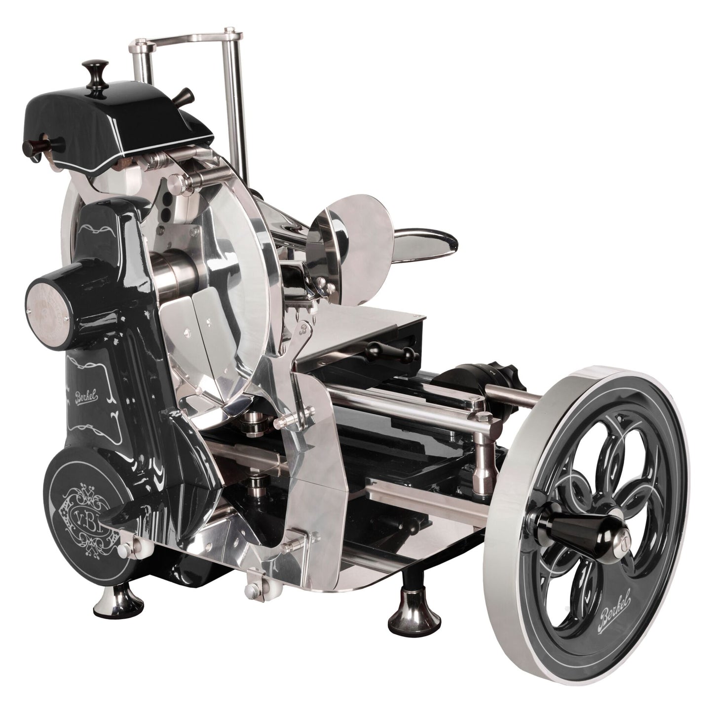 Berkel Volano B2 black fiorato Manual Flywheel Meat Slicer
