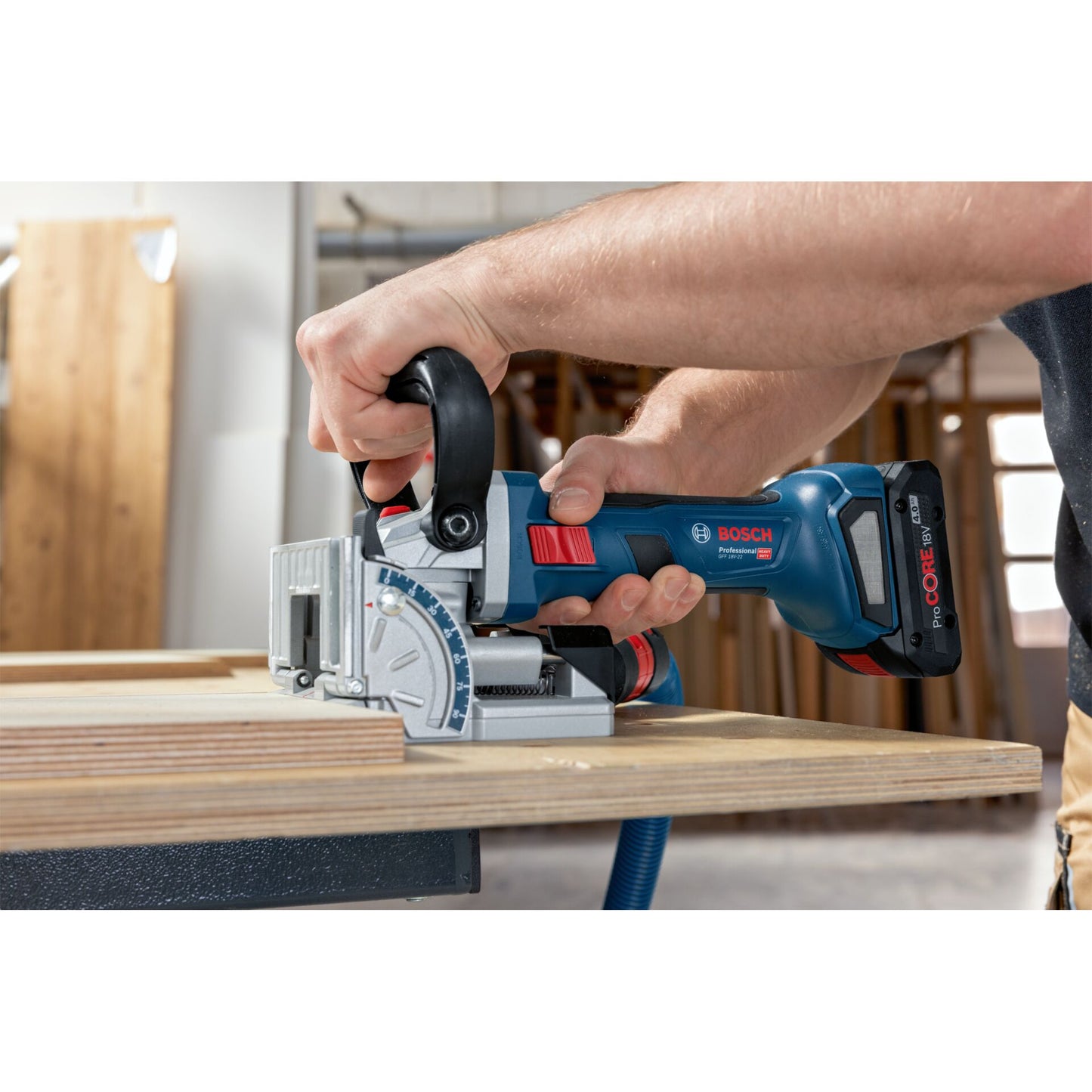 Bosch GFF 18V-22 Cordless Biscuit Joiner