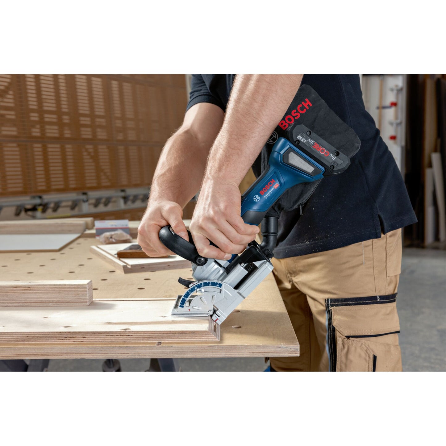 Bosch GFF 18V-22 Cordless Biscuit Joiner