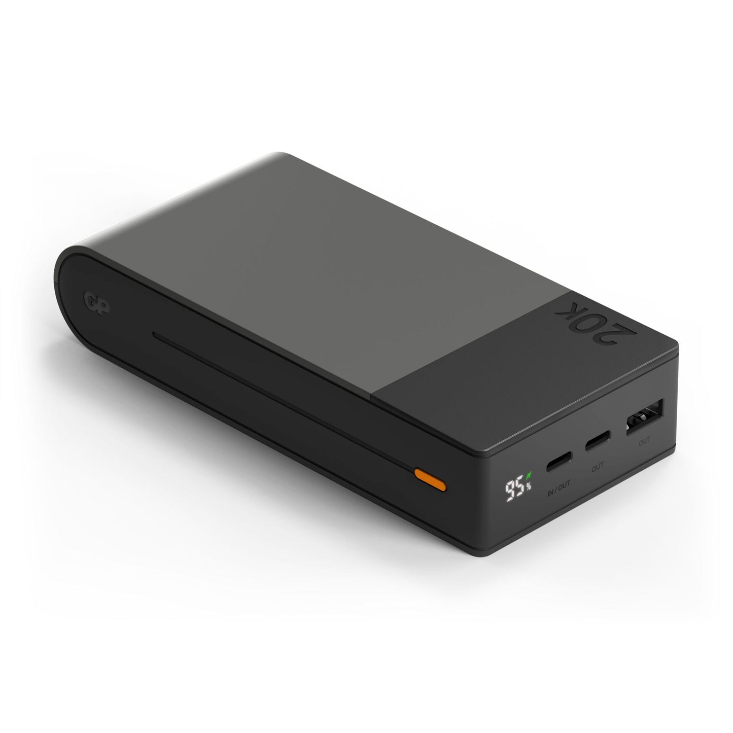 GP PowerBank M2+ 20C    20000mAh 2xUSB-C/1xUSB-A black LED-Anz.