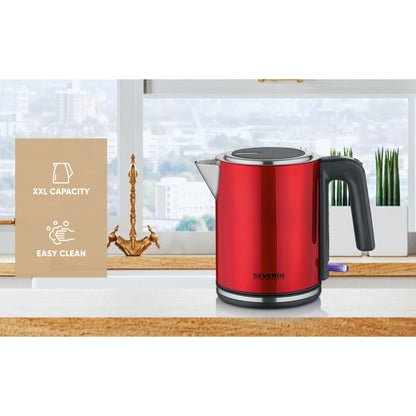 Severin WK 3427 Wasserkocher rot