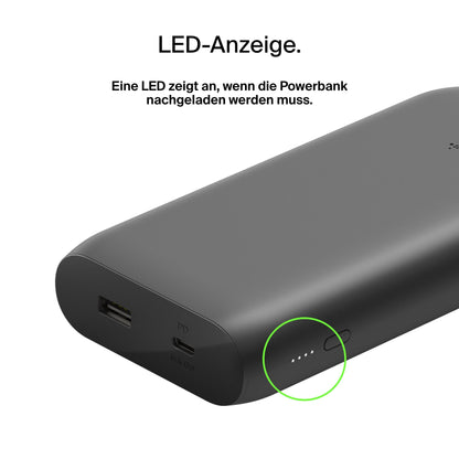 Belkin BOOST Charge 3-Port-Lapt. 20.000mAh 65W USB-C/A BPB020btBK