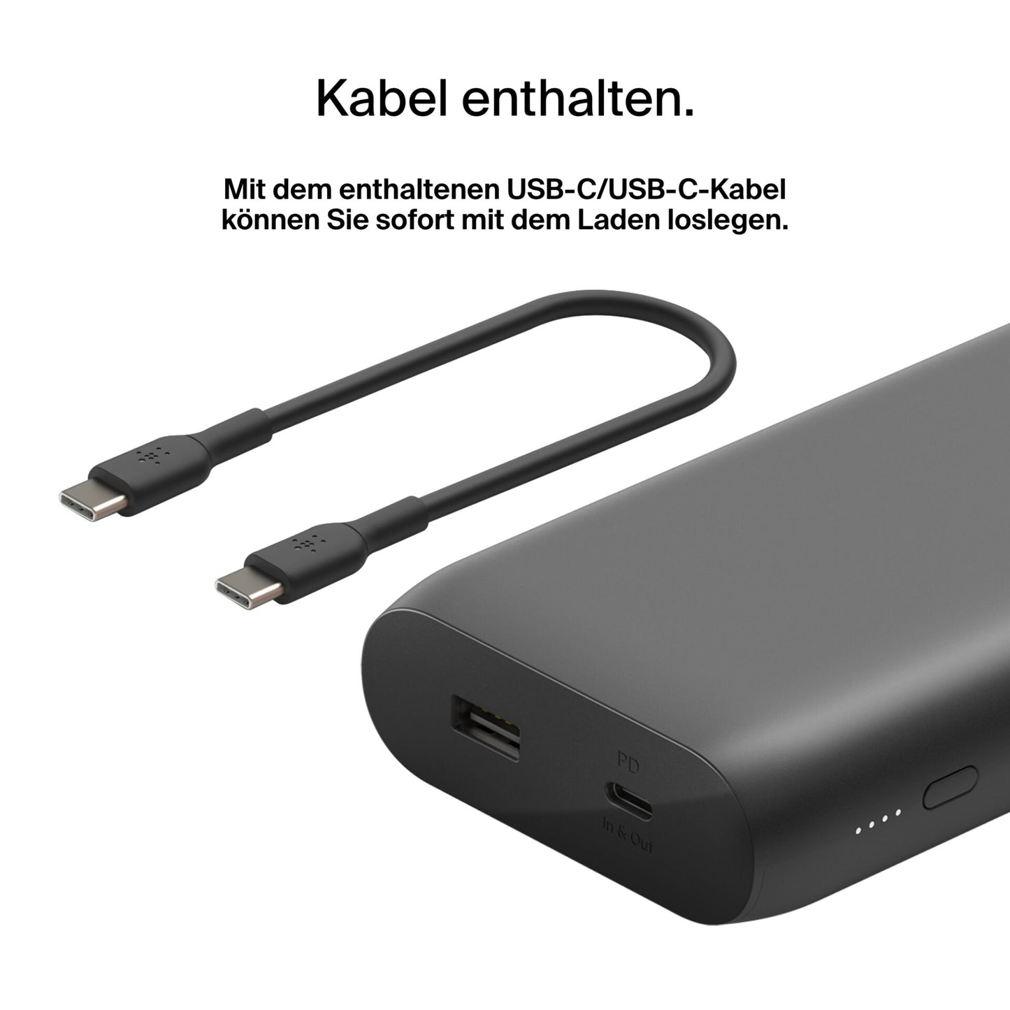 Belkin BOOST Charge 3-Port-Lapt. 20.000mAh 65W USB-C/A BPB020btBK