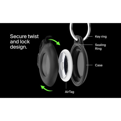 Kx4 Belkin Secure Holder waterp. KeyRing black MSC015btBK