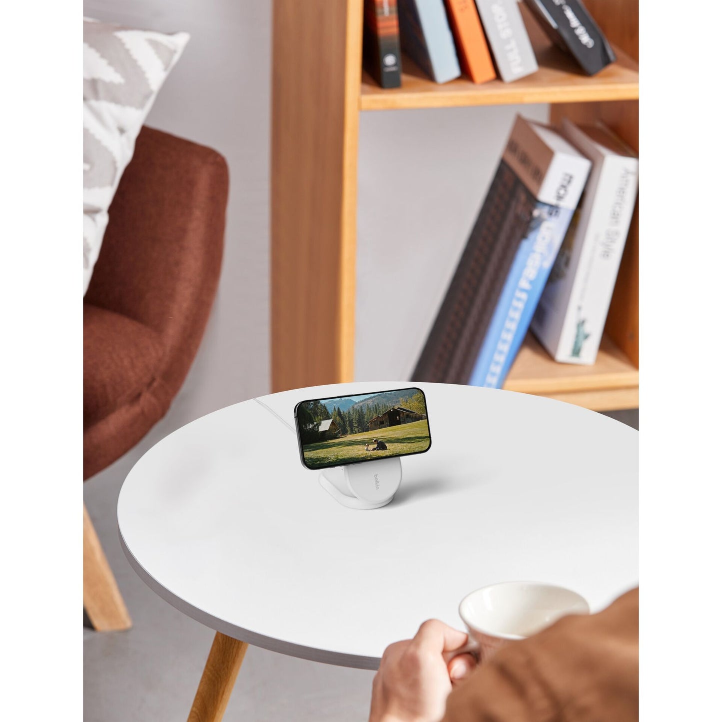 Belkin BOOST Charge magneti. 15W incl. USB-C output wh.WIB007vfWH