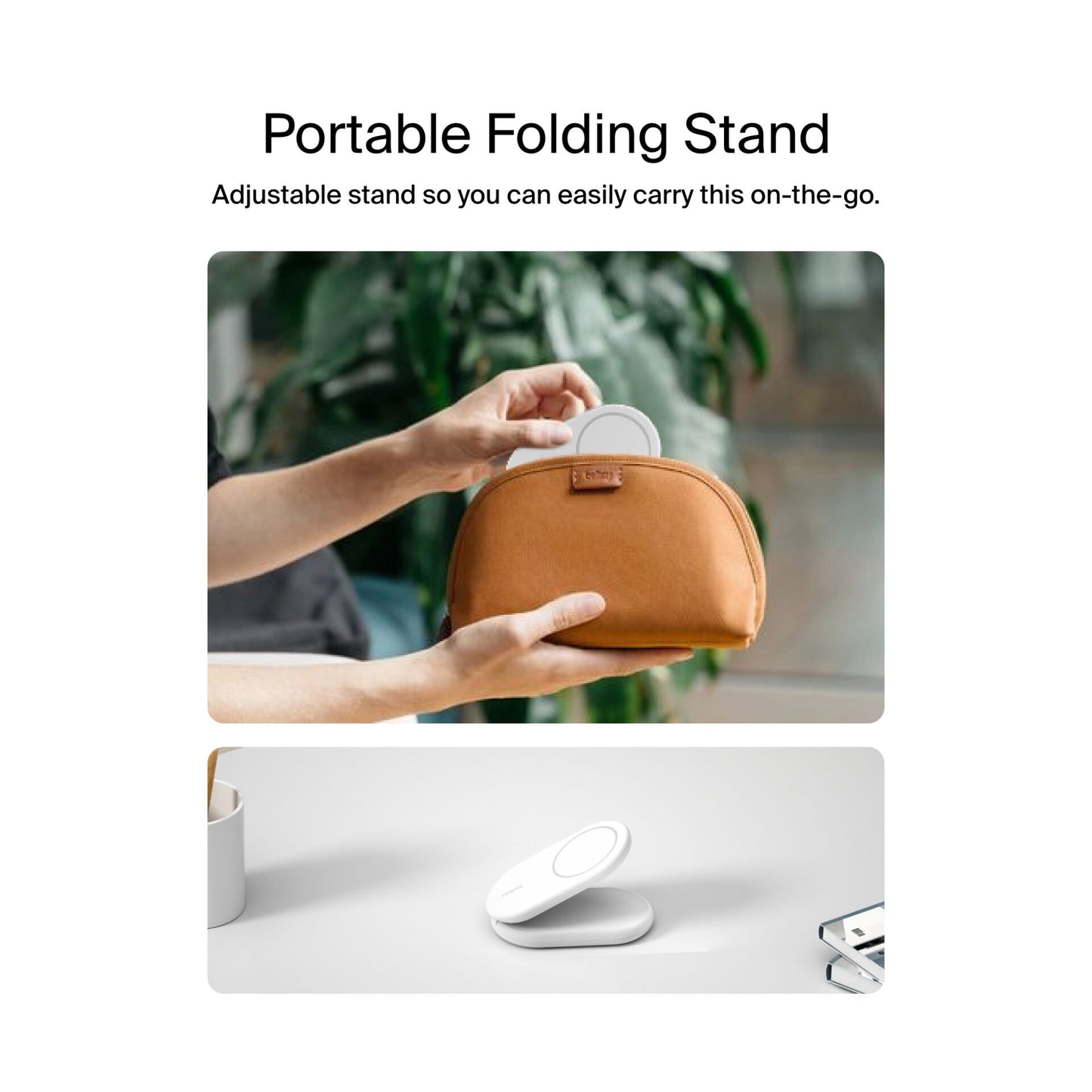 Belkin BOOST Charge magneti. 15W 2in1 +output/USB-C wh.WIZ028vfWH