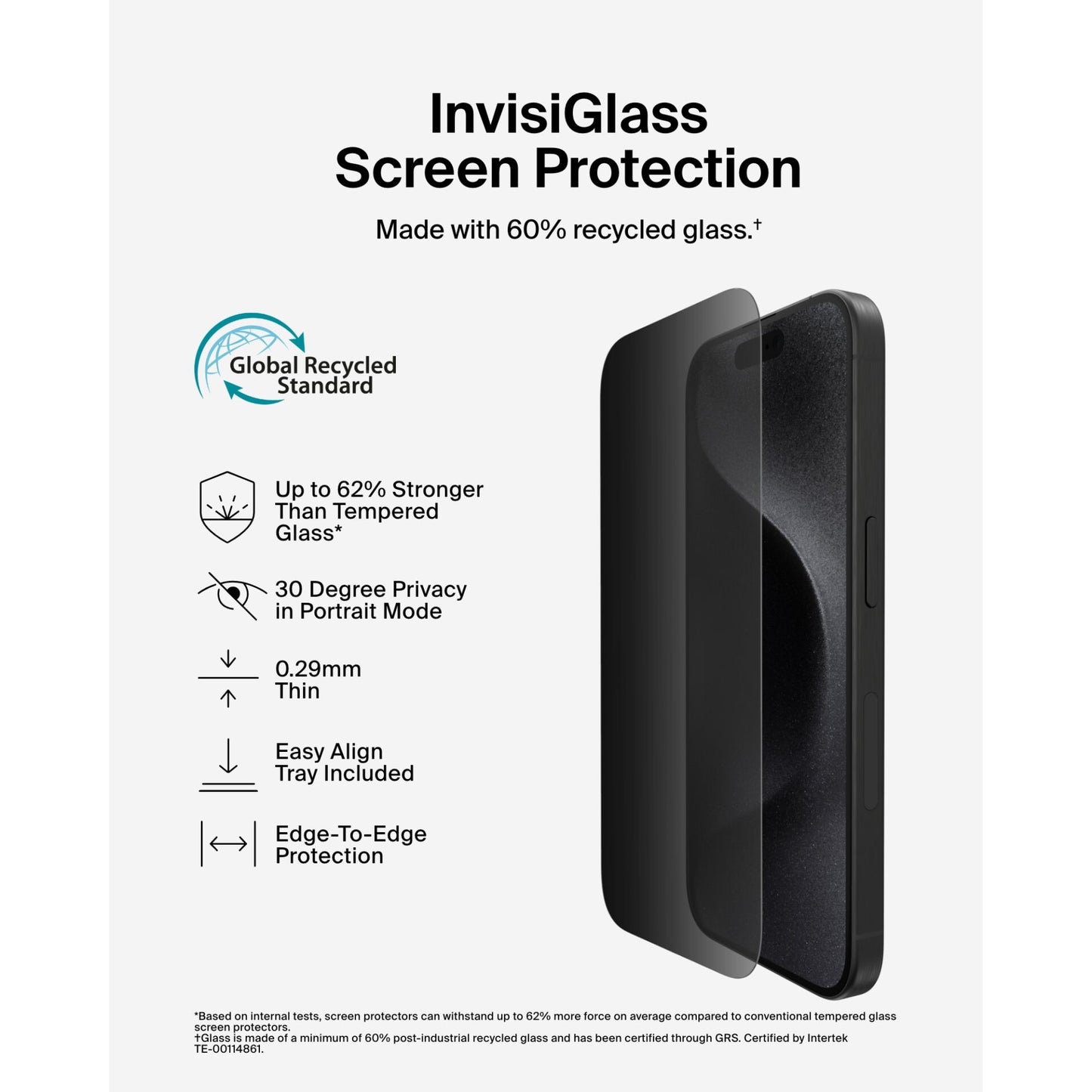 Belkin ScreenForce InvisiGlassAM Privacy 16 Pro          OVA169hq