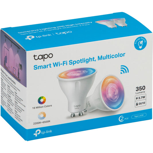Tapo L630 GU10 (2 Pack) Smart Spotlight Multicolour Bulb