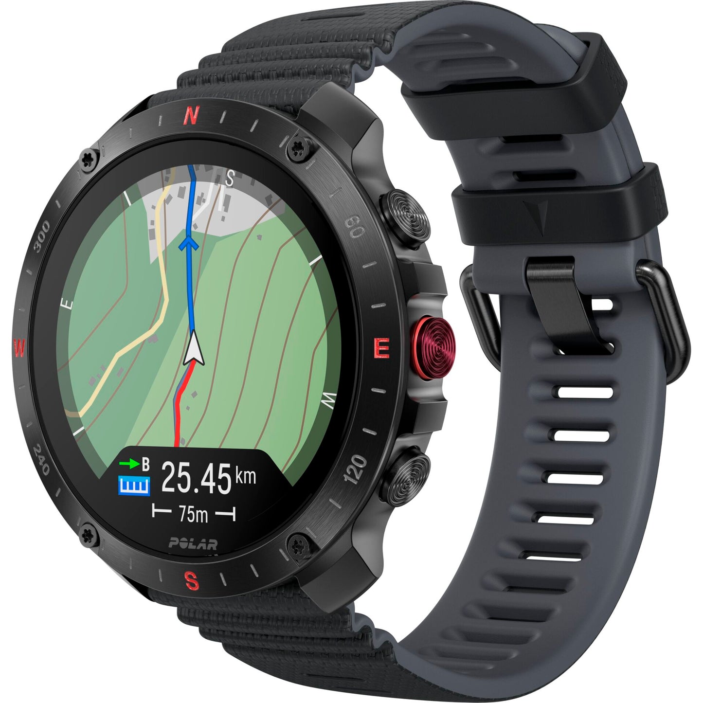 Polar Grit X2 Pro HR S-L Black