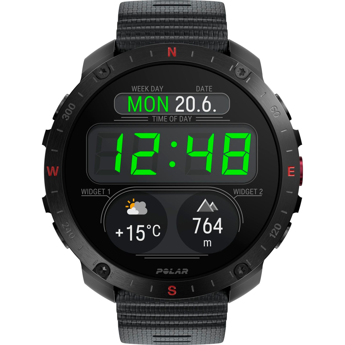 Polar Grit X2 Pro HR S-L Black