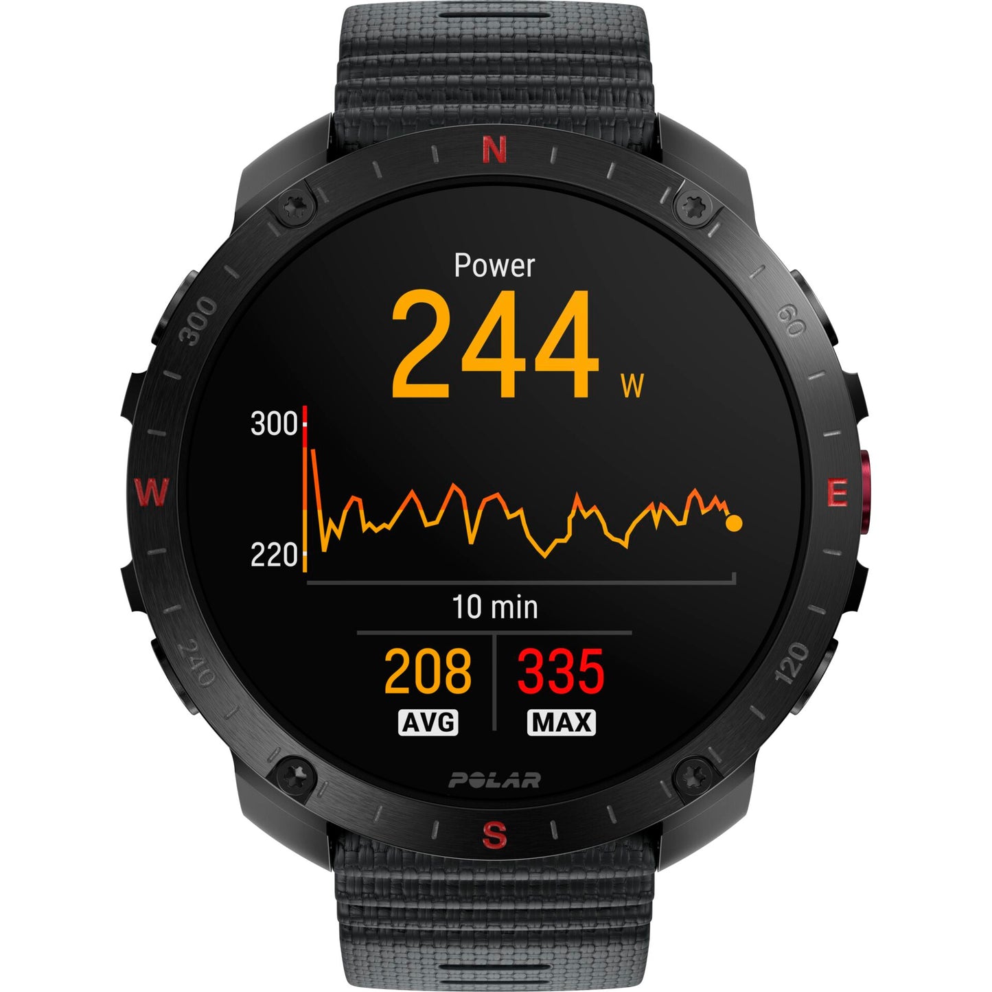 Polar Grit X2 Pro HR S-L Black