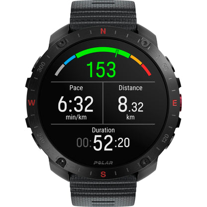 Polar Grit X2 Pro HR S-L Black
