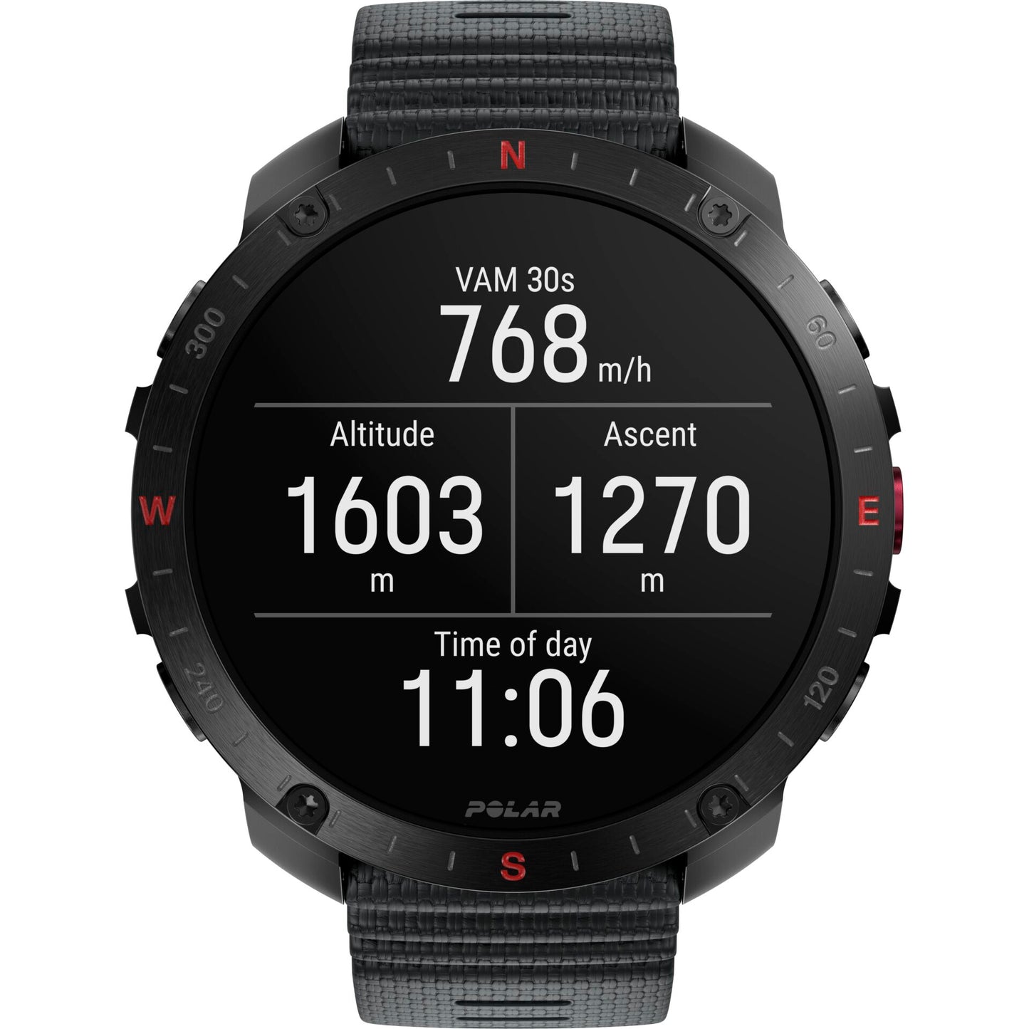 Polar Grit X2 Pro HR S-L Black