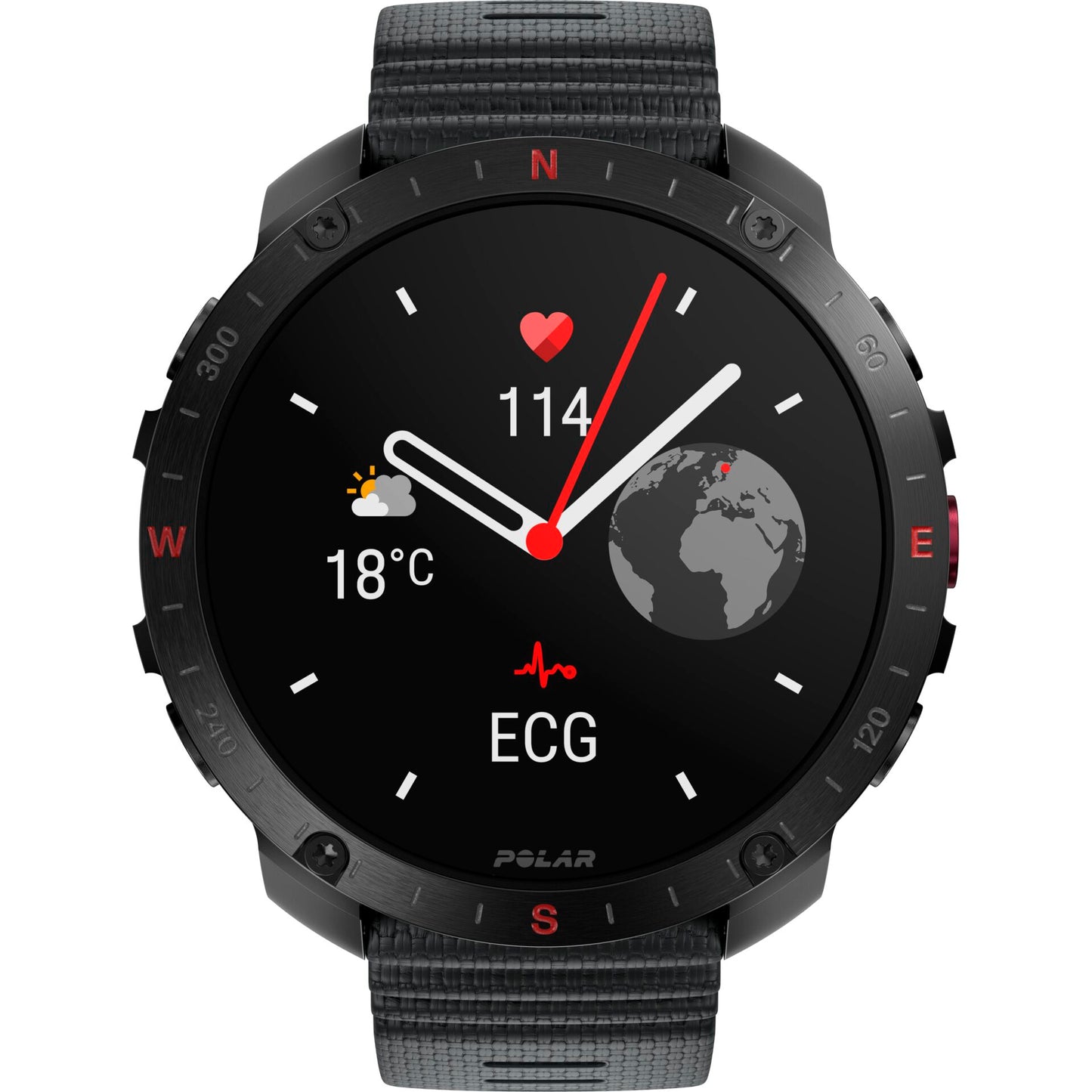 Polar Grit X2 Pro HR S-L Black