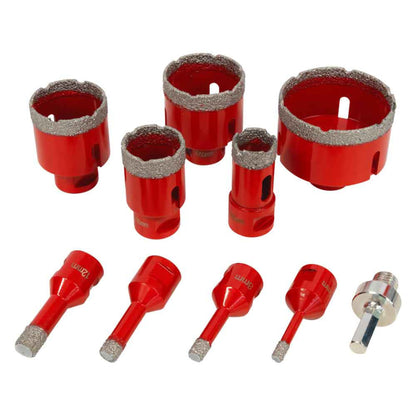 Holzmann DTBKS6-68 vacuum brazed diamond drill set