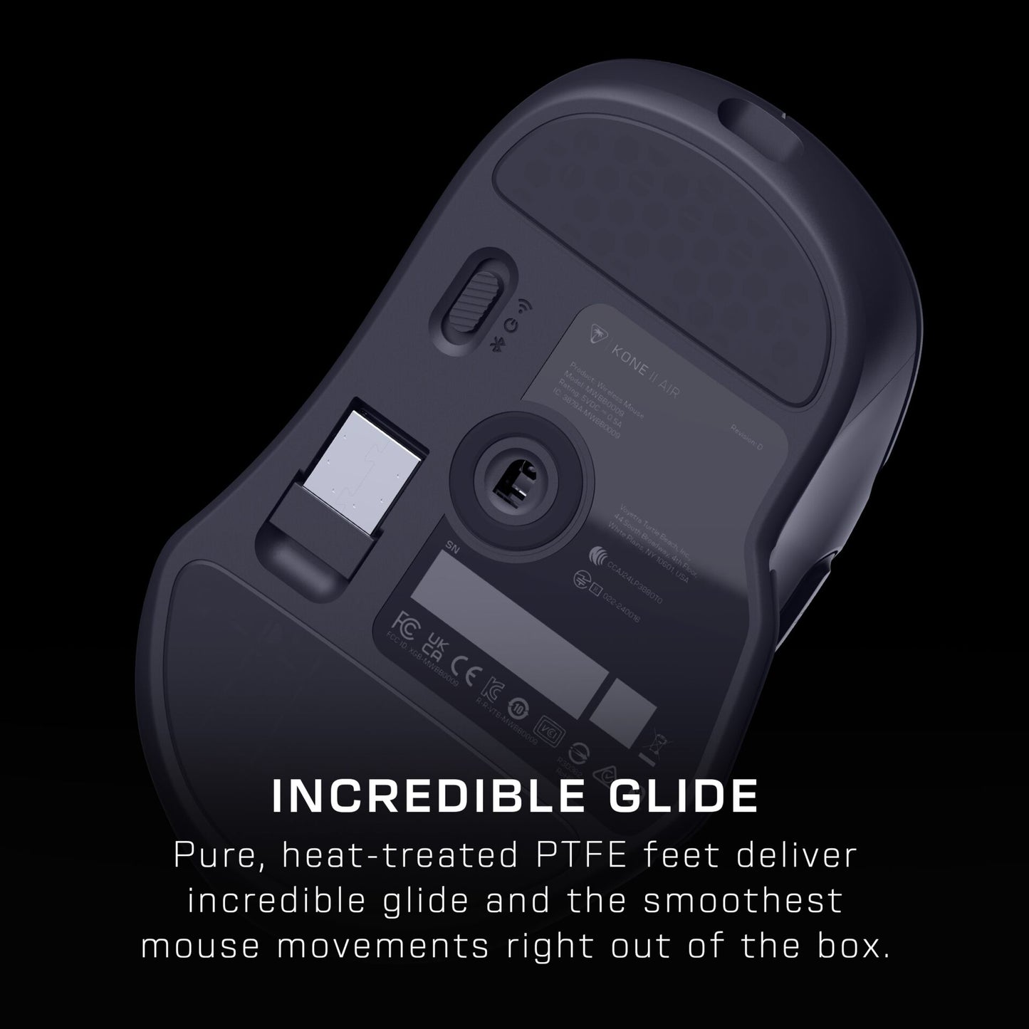 Turtle Beach Kone II Air Gaming-Maus, schwarz