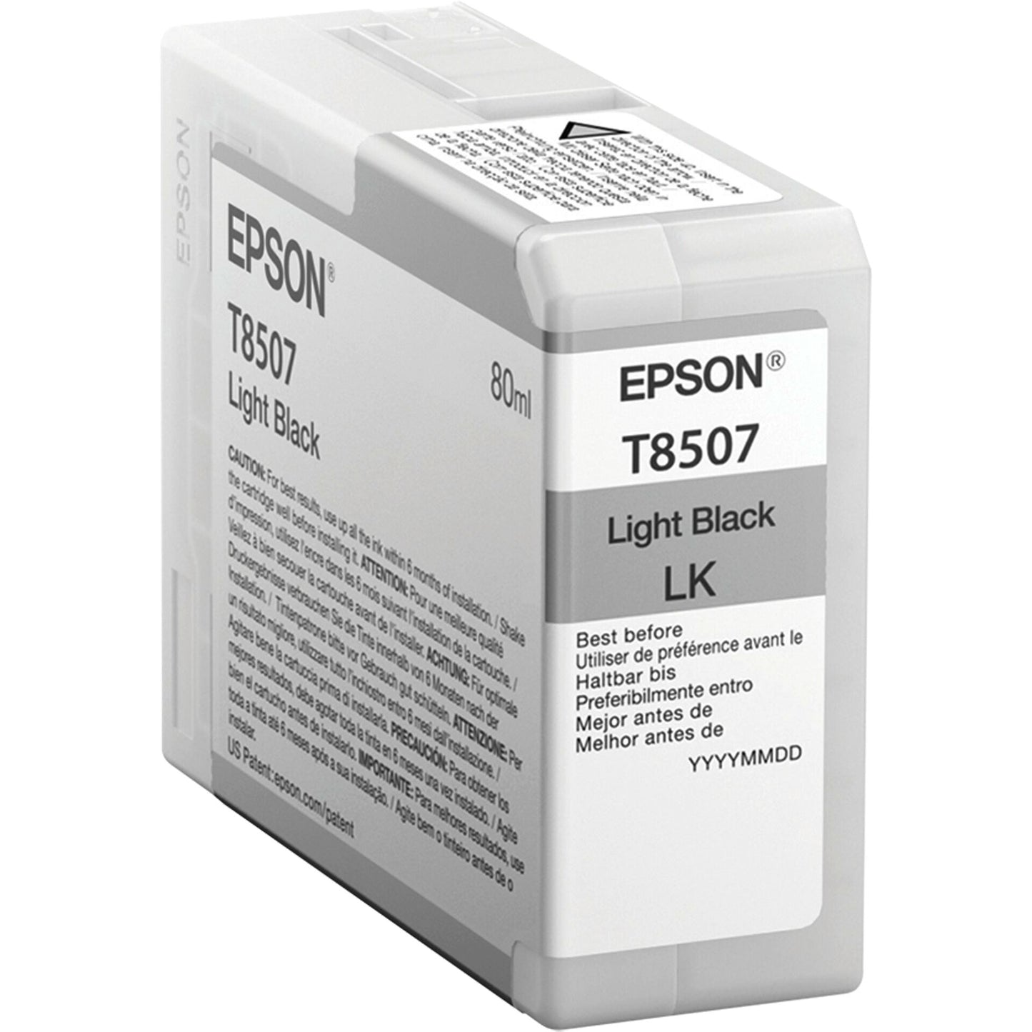 Epson ink cartridge light black T 850 80 ml               T 8507