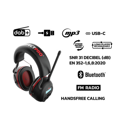 PerfectPro H-40 Earprotection Baustellen-Kopfhörer