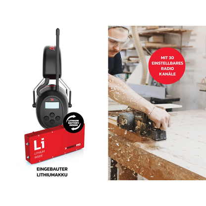 PerfectPro H-40 Earprotection Baustellen-Kopfhörer