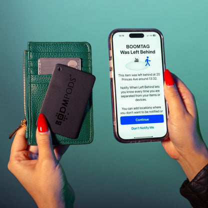 Boompods Tag & Card Bundle Pack Black