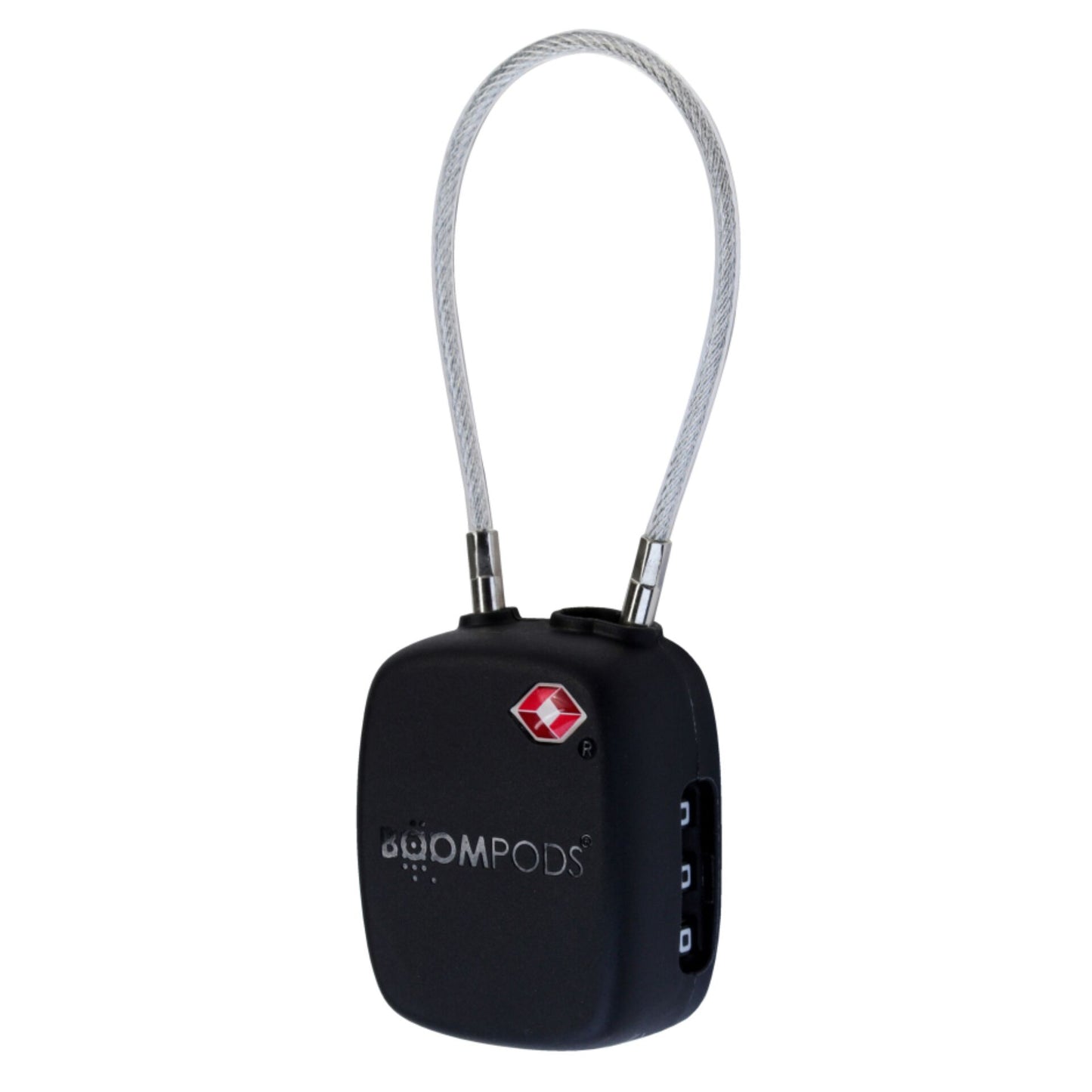 Boompods LOCK TSA Bag Tracker Black