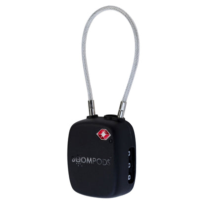 Boompods LOCK TSA Bag Tracker Black