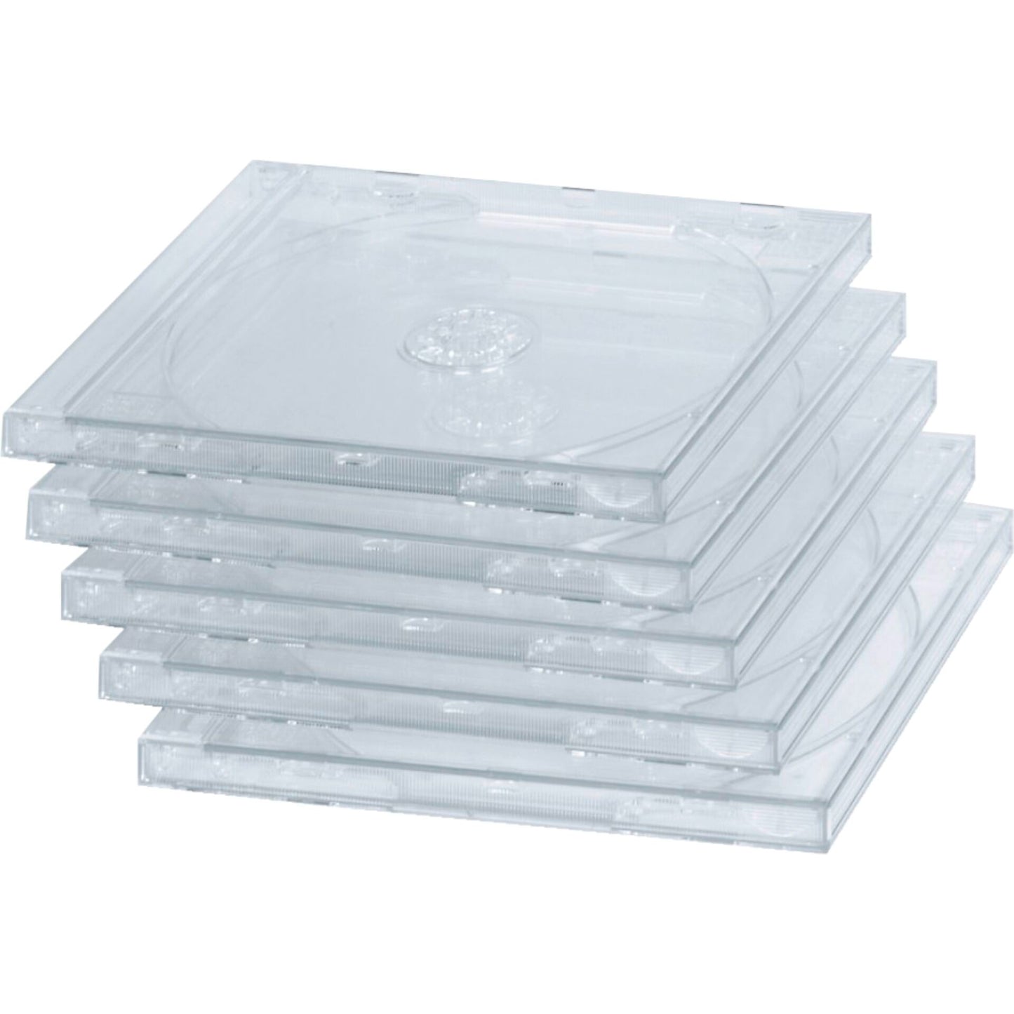 1x5 Hama CD Jewel-Case transparent                44748