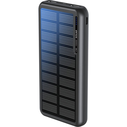 Boompods Obi 10,000mAh Solar Powerbank - Black
