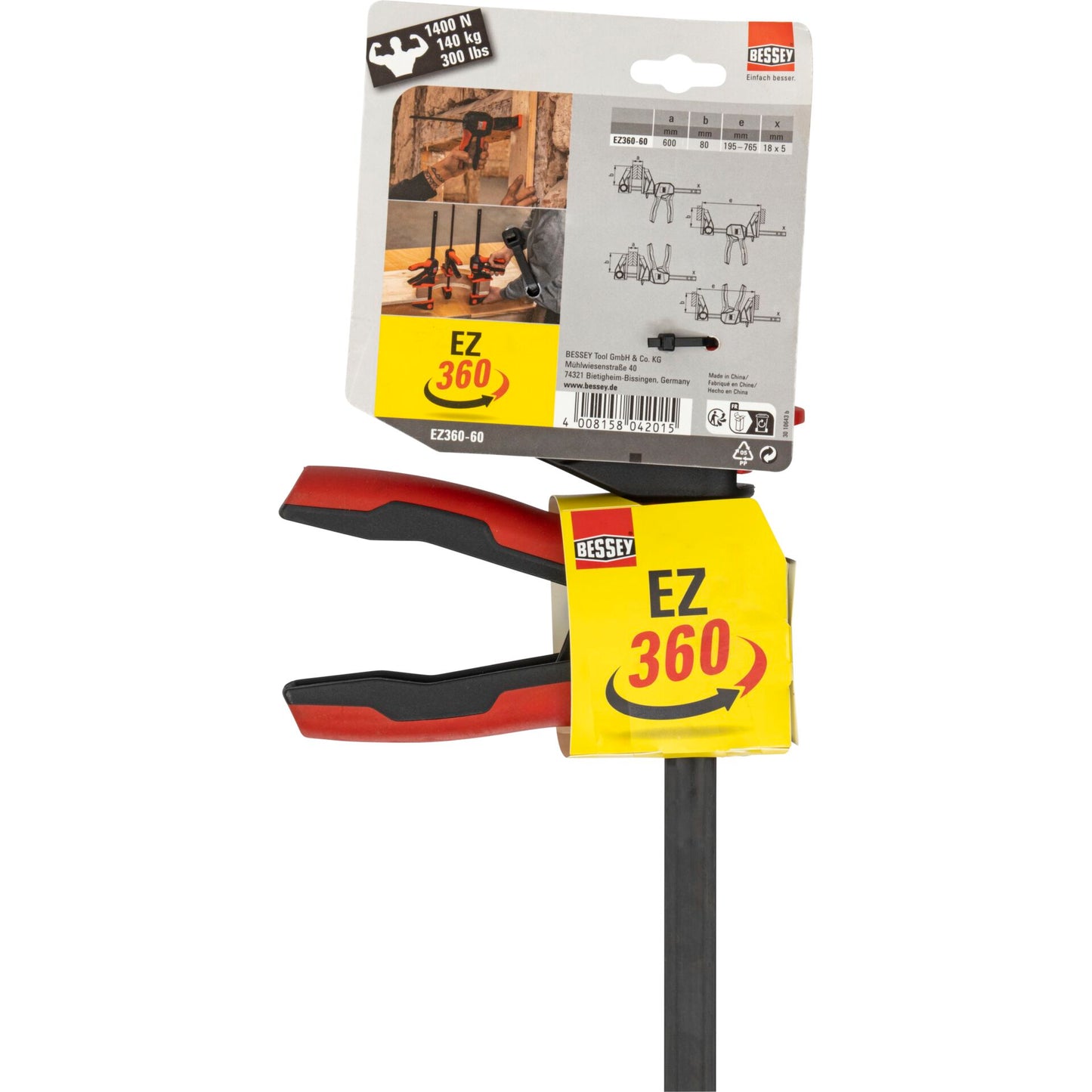 Bessey One-Handed Clamp EZ360-60
