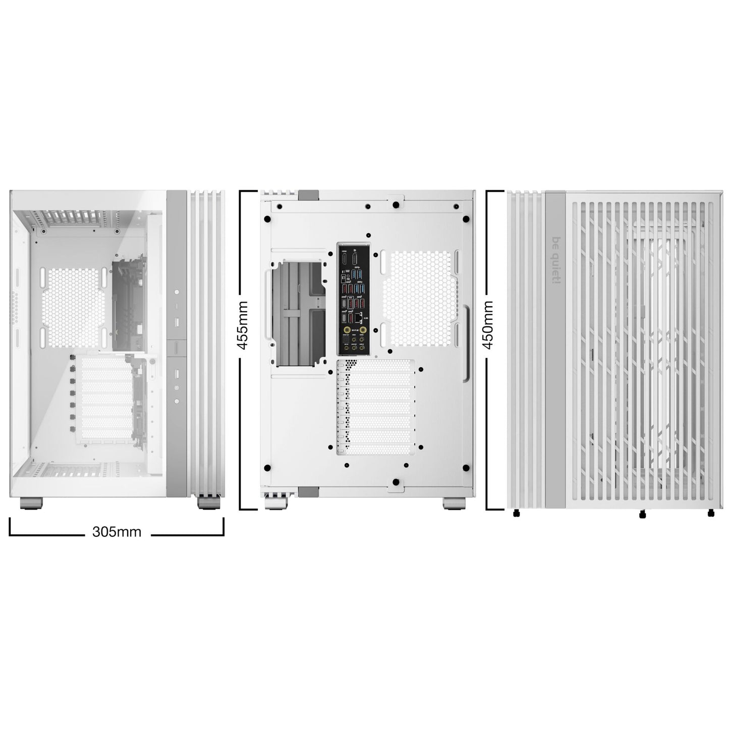 be quiet! LIGHT BASE 600 DX White housing