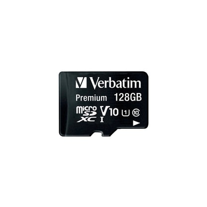 Verbatim microSDXC         128GB Class 10 UHS-I incl Adapt. 44085