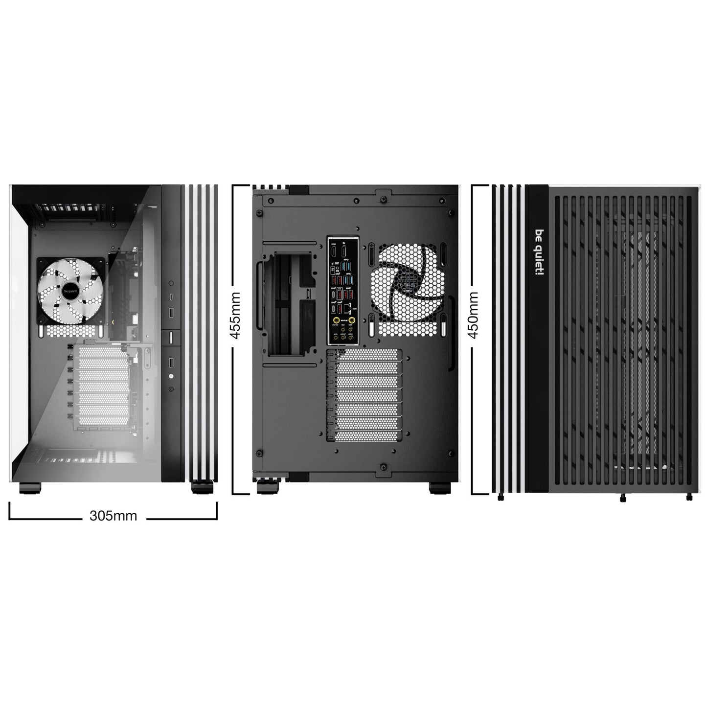 be quiet! LIGHT BASE 600 LX Black housing