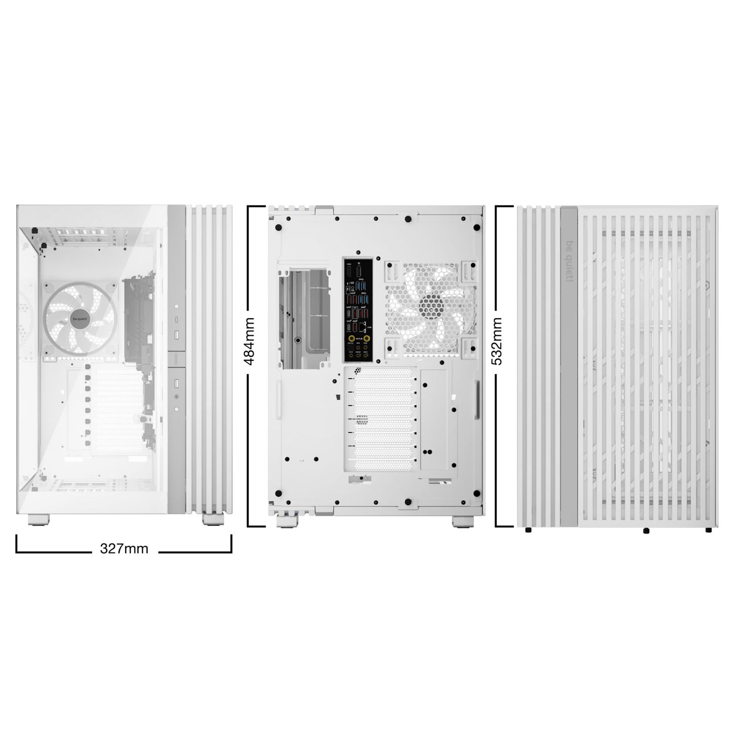 be quiet! LIGHT BASE 900 FX White housing