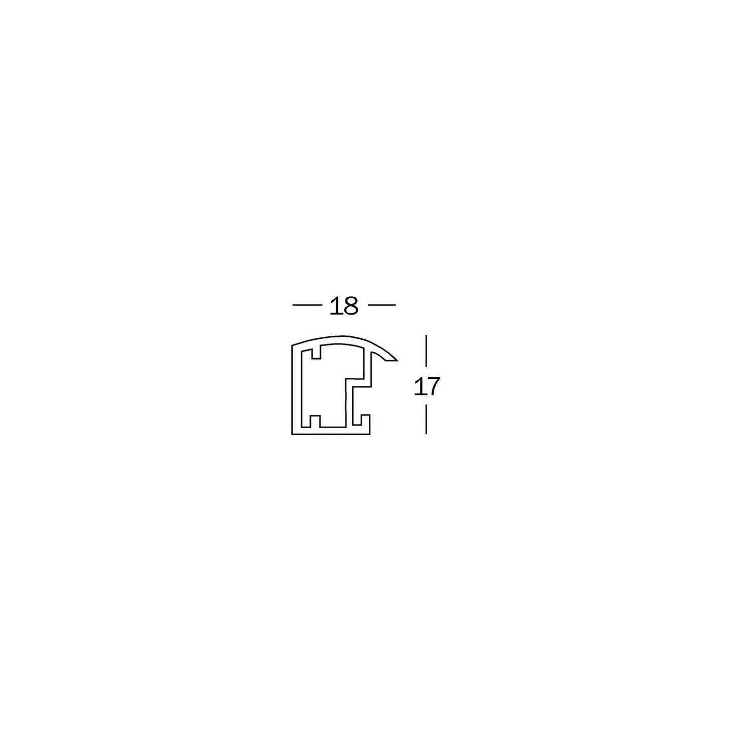 Walther Trendstyle         20x30 Resin white KP030W