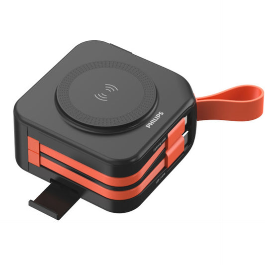 Philips Powerbank 10000mAh mit Reiseadapter