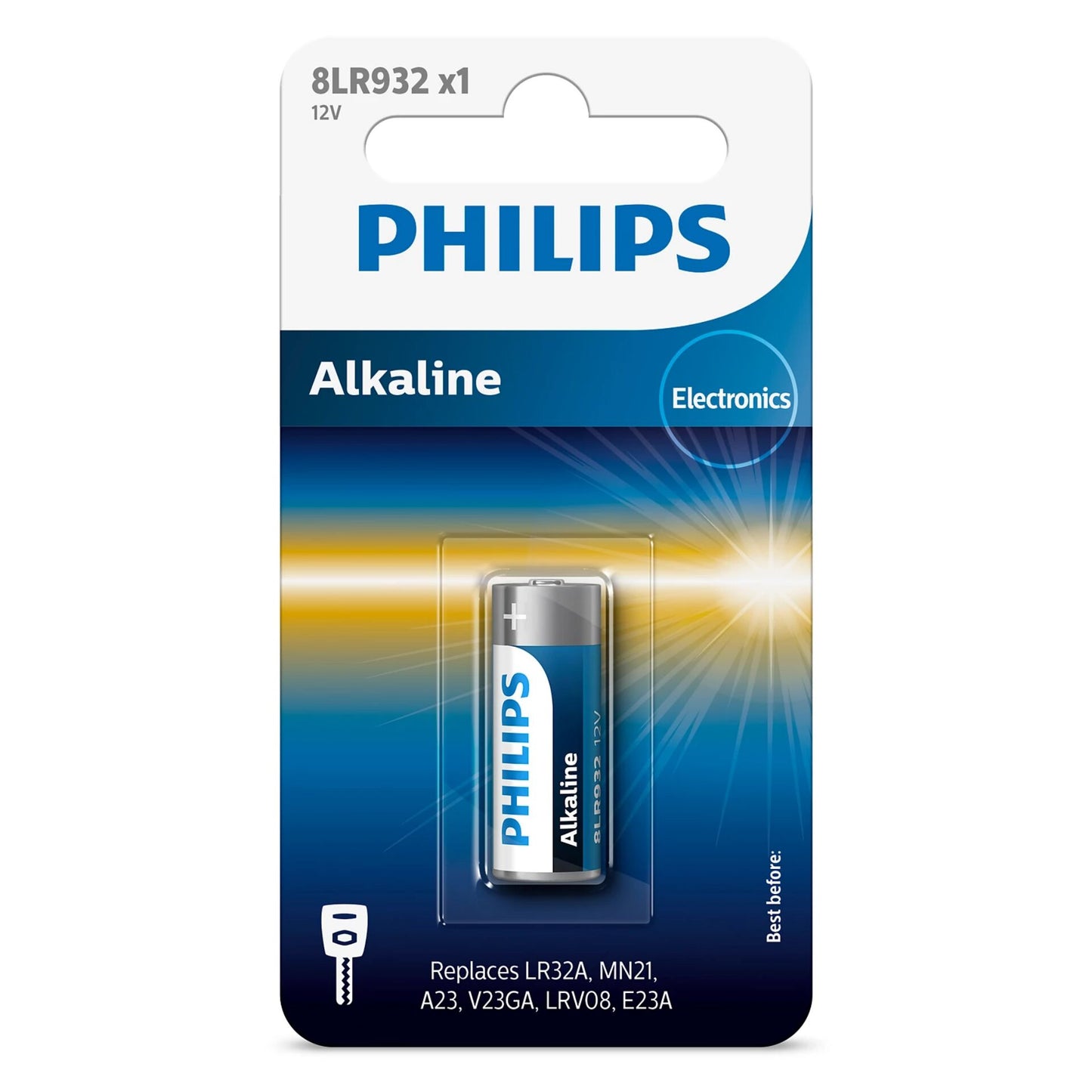 Philips Alkaline 8LR932 Spezialbatterie 12V 50mAh