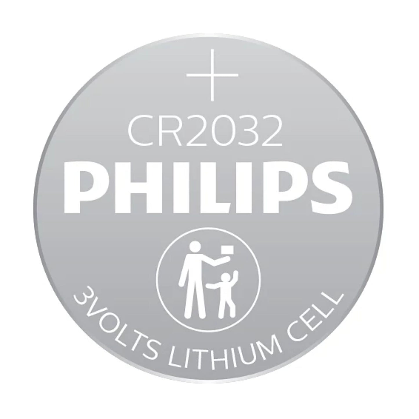 1x2 Philips Lithium 3.0V CR2032 Knopfzelle