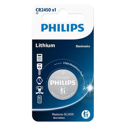 Philips Lithium 3.0V Knopfzelle CR2450
