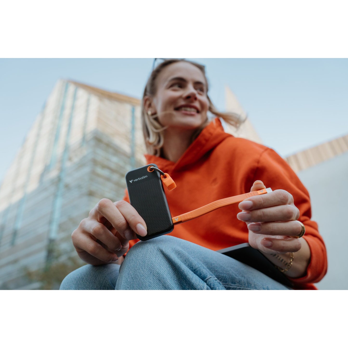 Verbatim Pocket SSD USB 3.2  2TB Black/Orange               32197